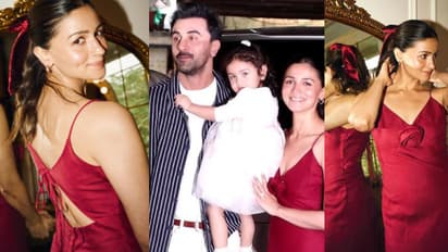 ചെറി റെഡ് ഡ്രസില്‍ തിളങ്ങി ആലിയ ഭട്ട്; ചിത്രങ്ങള്‍ വൈറല്‍ 