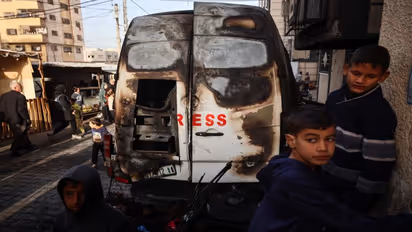 Israeli strike kills 5 journalists in latest Gaza attacks as three babies freeze to death