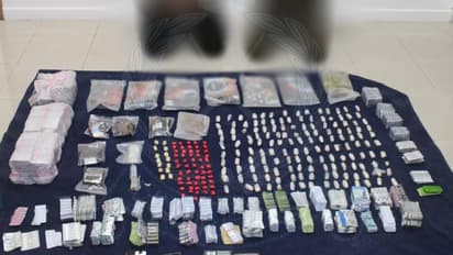 വൻതോതിൽ ഹെറോയിനും ലഹരി ഗുളികകളുമായി രണ്ട് പ്രവാസികൾ പിടിയിൽ