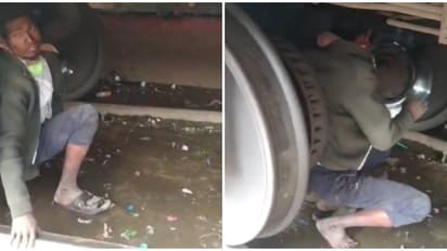 ട്രെയിനിന്റെ ബോ​ഗിയ്ക്ക് അടിയിൽ സംശയാസ്പദമായ സാഹചര്യത്തിൽ ഒരാൾ; ചോദ്യം ചെയ്യലിൽ ‍ഞെട്ടി റെയിൽവേ ജീവനക്കാ‍ർ