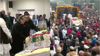 മൻമോഹൻ സിങ്ങിന് വിട നൽകാൻ രാജ്യം; എഐസിസി ആസ്ഥാനത്ത് അന്ത്യാഞ്ജലി അര്‍പ്പിച്ച് നേതാക്കൾ, വിലാപ യാത്ര തുടങ്ങി