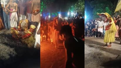 മഹാശ്മശാന ഭൂമിയില് ചുടലഭദ്രയുടെ കളിയാട്ടം, തെയ്യങ്ങളെ കാണാനെത്തിയത് പതിനായിരങ്ങള്