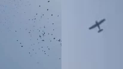 അമ്പമ്പോ! കല്യാണം കൊഴുപ്പിക്കാൻ വധുവിന്റെ വീടിന് മുകളിൽ വിമാനത്തിൽ ലക്ഷങ്ങൾ പറത്തി വരന്റെ അച്ഛൻ