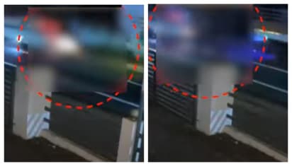 അമിതവേഗത്തിലെത്തിയ ബൈക്ക് പിക്കപ്പ് ലോറിയിൽ ഇടിച്ച് അപകടം; യുവാവിന് ദാരുണാന്ത്യം; സിസിടിവി ദൃശ്യങ്ങള്