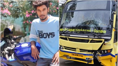 മാതാപിതാക്കളെ കണ്ട് ജോലി സ്ഥലത്തേക്ക് മടങ്ങുന്നതിനിടെ അപകടം; ബസും ബൈക്കും കൂട്ടിയിടിച്ച് യുവാവ് മരിച്ചു