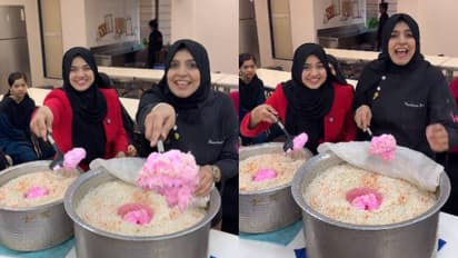 വീഡിയോ കണ്ടവർ കണ്ടവർ ഒന്നടങ്കം പറയുന്നു, 'പ്ലീസ് ബിരിയാണിയോട് ഇത് ചെയ്യരുത്'