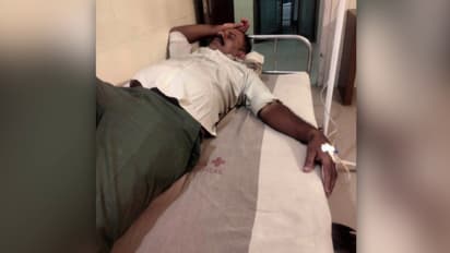 റോഡിലൂടെ ബൈക്കിൽ പോകുന്നതിനിടെ പൊട്ടി വീണ വൈദ്യുതി ലൈനിൽ തട്ടി യുവാവിന് ഷോക്കേറ്റു