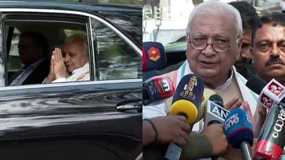 കേരളവുമായുള്ള ബന്ധം ആജീവനാന്തം തുടരും; മലയാളത്തിൽ യാത്ര പറഞ്ഞ് ഗവര്ണര്, ടാറ്റ നൽകി എസ്എഫ്ഐ പ്രവര്ത്തകര്