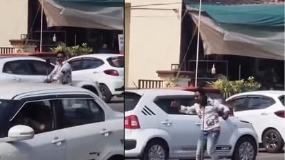 ನಡು ರಸ್ತೆಯಲ್ಲಿ ಅಪಾಯಕಾರಿ ರೀಲ್ಸ್ ಮಾಡಿದ ಯುವಕ; ಮುಂದಾಗಿದ್ದೇನು?