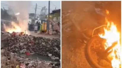 ഓടിക്കൊണ്ടിരുന്ന ബൈക്കിലേക്ക് 11 കെ.വി ലൈൻ പൊട്ടിവീണു; യുപിയിലെ ദാരുണ അപകടത്തിൽ യുവാവും 2 കുട്ടികളും മരിച്ചു