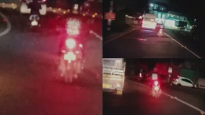 ആംബുലൻസിനു മുന്നിലെ സാഹസിക പ്രകടനം ; നടപടിയെടുത്ത് മോട്ടോർ വാഹന വകുപ്പ്