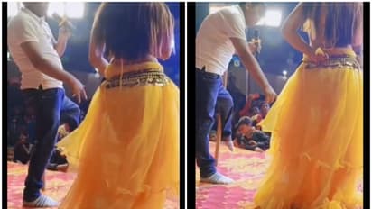 UP: Muslim man makes obscene gestures, derogatory remarks against Hindu Gods with dancer on stage (WATCH)