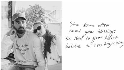 Athiya Shetty, KL Rahul post adorable video; share anticipation for 'new beginnings' [WATCH]