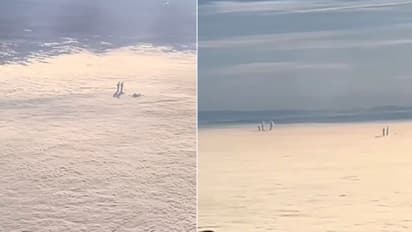 Aliens floating on cloud? Viral video of 'human-like' figures sparks debate on extraterrestrial life (WATCH)
