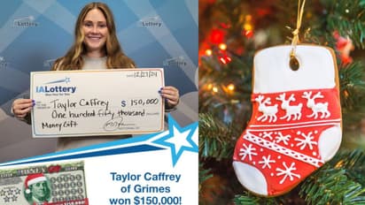 क्रिसमस स्टॉकिंगमधील लॉटरी तिकिटाने महिला कोट्यधीश!