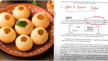 പാനിപൂരി കച്ചവടക്കാരന്റെ അക്കൗണ്ടിൽ യുപിഐ ഇടപാടിലൂടെ മാത്രം ഒരു വർഷം എത്തിയത് 40 ലക്ഷം; ജിഎസ്ടി നോട്ടീസ്