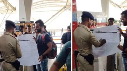 നോക്കണ്ട ചങ്ക് ചതിച്ചതാ സാറേ, ചിരിപ്പിക്കും ഈ വീഡിയോ, ഇരട്ടിക്കിരട്ടി വലിപ്പമുള്ള ബോർഡിംഗ് പാസുമായി യുവാവ്