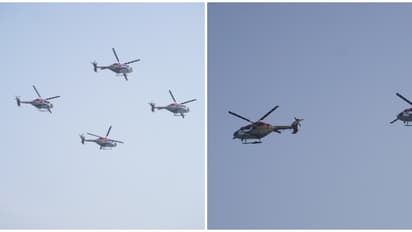 ശ്വാസം നിലച്ച് പോയ നിമിഷം; 2 ഹെലികോപ്റ്ററുകൾ നേരെ, 2 എണ്ണം കുറുകെ...; ത്രസിപ്പിച്ച് സാരംഗ്, അത്ഭുത പ്രകടനം