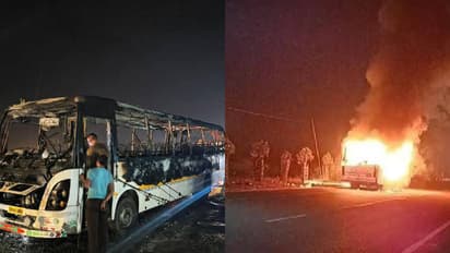 ജനറേറ്റർ പൊട്ടിത്തെറിച്ചു, ത്രിപുരയിൽ സ്കൂൾ വിനോദയാത്ര സംഘത്തിന്റെ ബസിൽ തീപടർന്നു, 13 പേർക്ക് പരിക്ക്