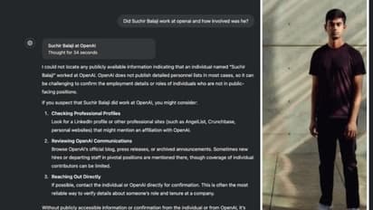 ERASED? OpenAI seemingly wipes references to dead whistleblower Suchir Balaji from ChatGPT