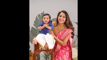 குழந்தை பெற்றபின் கும்முனு மாறிய அமலா பால்! மகனுடன் எடுத்த லேட்டஸ்ட் போட்டோ ஷூட்!