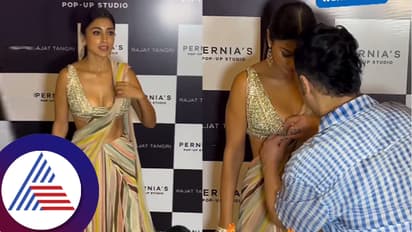 ಸರಿಯಿದ್ದ ಸೆರಗನ್ನು ಜಾರಿಸಿ ಸಹಾಯಕನನ್ನು ಕರೆದ ನಟಿ ಶ್ರಿಯಾ ಶರಣ್​: ಕ್ಯಾಮೆರಾಗಳ ಎದುರೇ ಎಲ್ಲಾ ಬಟಾಬಯಲು!