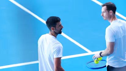 Novak Djokovic begins training under 'coach' Andy Murray ahead of Australian Open 2025 (WATCH)