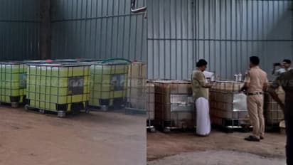 ഇരുമ്പ് കൂട്ടിൽ വലിയ കന്നാസ്; കുന്ദമംഗലത്തെ ഗോഡൗണിൽ പരിശോധന; പൊലീസ് പിടിച്ചത് 18000 ലിറ്റർ വ്യാജ ഡീസൽ!