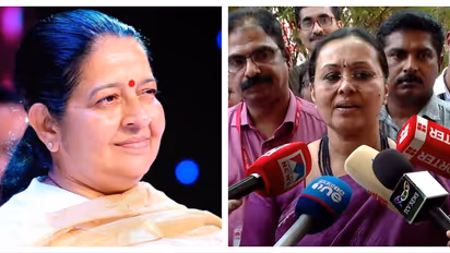 'ബെഡിൽ നിന്ന് എഴുന്നേറ്റ് പരസഹായത്തോടെ കസേരയിൽ ഇരുന്നു';  ഉമ തോമസിനെ സന്ദര്‍ശിച്ച് മന്ത്രി വീണ ജോര്‍ജ്