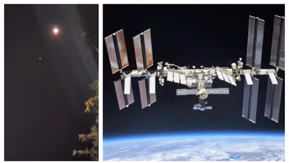 സുനിത വില്യംസിന് ടാറ്റ കൊടുത്ത് മലയാളികൾ... കേരളത്തിന് മുകളിലൂടെ പറന്ന് ബഹിരാകാശ നിലയം -വീഡിയോ