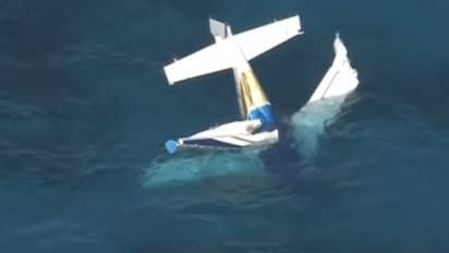 ടേക്ക് ഓഫിനിടെ ചുണ്ണാമ്പ് കല്ലിൽ തട്ടി കടലിലേക്ക് കൂപ്പുകുത്തി ജല വിമാനം, മൂന്ന് പേർക്ക് ദാരുണാന്ത്യം