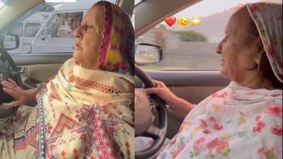 വീഡിയോ കണ്ടവർ കണ്ടവർ പറയുന്നു 'ഈ ഉമ്മ പൊളിയാണ്', ഇങ്ങനെ വേണം; കാർ ഡ്രൈവിം​​ഗ് കണ്ടാൽ കയ്യടിച്ചുപോകും 