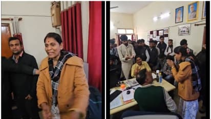 'Please don't harass me': With folded hands, female lecturer breaks down in front of ABVP men in MP (WATCH)