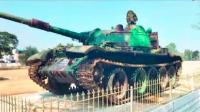 ಶಿವಮೊಗ್ಗ: ಧೂಳು ಹಿಡಿದು ನಿಂತಿದ್ದ ಯುದ್ಧ ಟ್ಯಾಂಕರ್‌ಗೆ ಸ್ಥಳ ನಿಗದಿ!