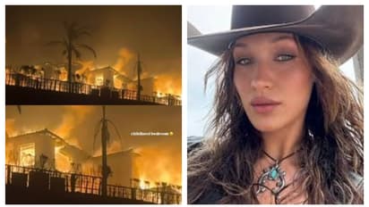 Los Angeles wildfires: Bella Hadid shares SHOCKING photos of her Malibu house