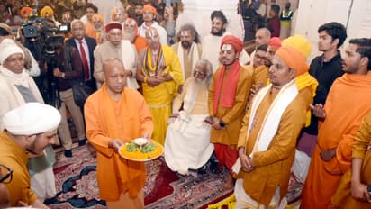Yogi Adityanath visits Ayodhya to mark first anniversary of Ram Mandir Pran Pratishtha