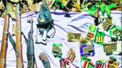 ನಕ್ಸಲರು ಶೃಂಗೇರಿ ಕಾಡಲ್ಲಿಟ್ಟಿದ್ದ ಶಸ್ತ್ರಾಸ್ತ್ರ ವಶ!