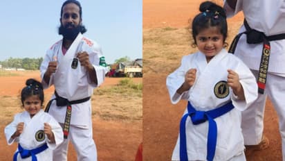 'സമൃദ്ധി മൂന്നര വയസ്, ഫ്രം കോട്ടവട്ടം അങ്കണവാടി', ലോക റെക്കോർഡ് പെർഫോമൻസിൽ വിസ്മയിപ്പിച്ച ഒരു 'കരാട്ടെ കിഡ്'