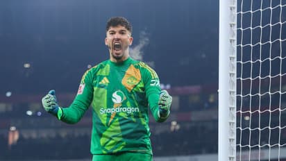 Ruben Amorim hails 'hero' Altay Bayindir after 10-man Man United knock Arsenal out of FA Cup