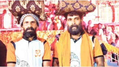 223 ദിവസം, 8000 കിലോമീറ്റർ കാൽനടയായി സന്നിധാനത്തെത്തി രണ്ട് കാസർകോട്ടുകാർ; ലക്ഷ്യം ലോകസമാധാനം 