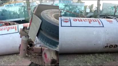 കായംകുളത്ത് ഗ്യാസ് ടാങ്കര്‍ മറിഞ്ഞ സംഭവം ; യാത്രക്കാർക്ക് അറിയിപ്പുമായി പൊലീസ്, ദേശീയപാതയിൽ ഗതാഗത നിയന്ത്രണം