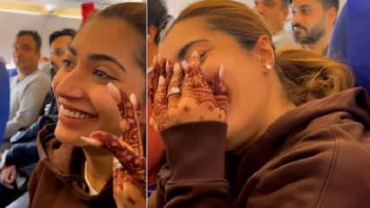 ഈ നിമിഷം ഞാനെങ്ങനെ മറക്കും; ആദ്യം അമ്പരപ്പ്, പിന്നെ പുഞ്ചിരി, യുവതിക്ക് വിമാനത്തിൽ ഭാവിവരന്റെ സർപ്രൈസ്!