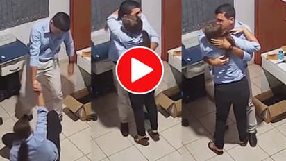 ಆಫಿಸ್ನಲ್ಲಿಯೇ ಕುಚ್ ಕುಚ್; ಮುತ್ತಿನಮಳೆ ಸುರಿಸೋ ಆತುರದಲ್ಲಿ ಕ್ಯಾಮೆರಾ ಇರೋದನ್ನೇ ಮರೆತ್ರು!