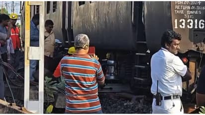 ഓടുന്ന ട്രെയിനിൽ നിന്ന് വൻ ശബ്ദം; ഭയന്ന് യാത്രക്കാർ, പിന്നാലെ 5 കോച്ചുകൾ പാളം തെറ്റി, സംഭവം വിഴുപ്പുറത്ത്