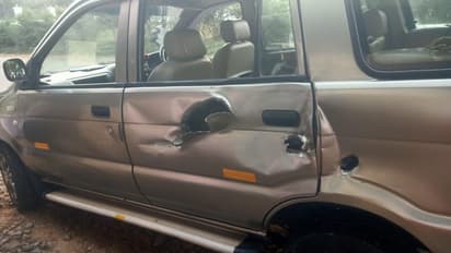 കല്യാണി പ്രിയദർശൻ - നസ്ലെൻ ടീം ചിത്രത്തിന്റെ ഷൂട്ടിംഗ് സംഘം സഞ്ചരിച്ച കാറിന് നേരെ കാട്ടാന ആക്രമണം