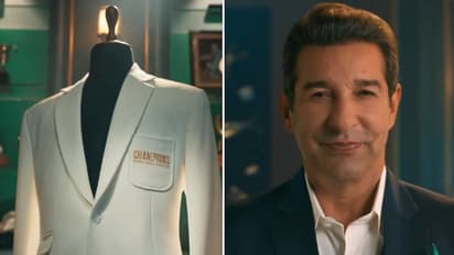 Wasim Akram unveils iconic 'white jackets' for Champions Trophy 2025, ICC video wins hearts (WATCH)