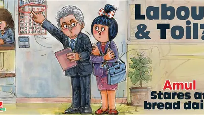 'Amul stares at bread daily': Dairy brand weighs in on 90-hour workweek debate with witty doodle; see post