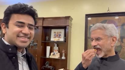 ಬೆಂಗ್ಳೂರಲ್ಲಿ ಅಮರಿಕ ಕಾನ್ಸುಲೇಟ್ ಆರಂಭಕ್ಕೆ ಶ್ರಮಿಸಿದ ಜೈಶಂಕರ್‌ಗೆ ತೇಜಸ್ವಿ ಸೂರ್ಯ ಮೈಸೂರು ಪಾಕ್‌!