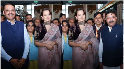 'Emergency': Kangana Ranaut hosts special screening for Maharashtra CM Devendra Fadnavis [WATCH]