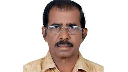 പ്രഭാത സവാരിക്കിടെ സ്വകാര്യ ബസ് ഇടിച്ച് ആലപ്പുഴയിലെ കോണ്ഗ്രസ് നേതാവ് മരിച്ചു